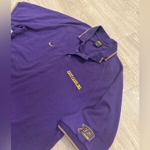 Vintage 90s Nike Embroidered East Carolina Polo Shirt